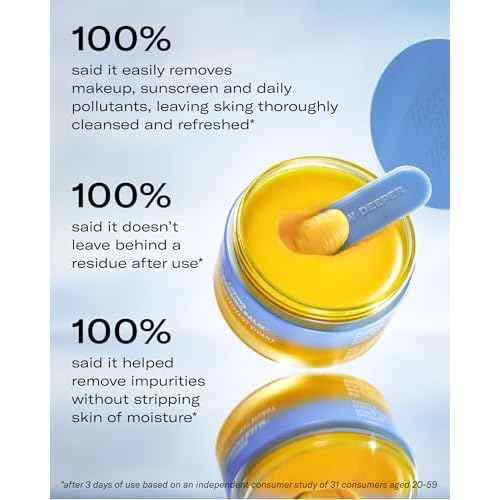 Then I Met You Living Cleansing Balm, Melts Makeup & Sunscreen, Non-Stripping Zero Residue Oil Cleanser with Seaberry, Olive, Grape Seed Oils, Vit E & Persimmon, First-Step Clean Vegan Korean Skincare