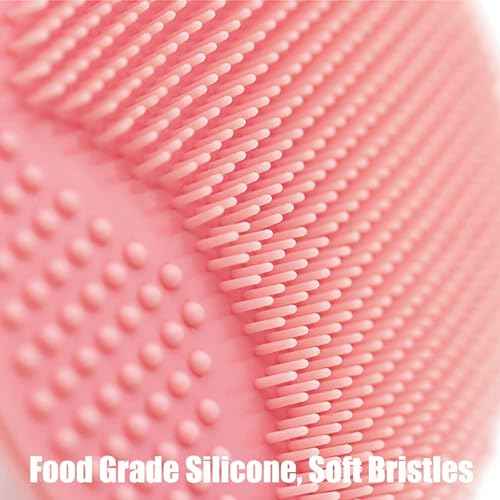 Face Scrubber, Silicone Face Scrubber, Soft Silicone Facial Cleansing Brush Face Exfoliator Blackhead Acne Pore Pad Cradle Cap Face Wash Brush for Deep Cleaning Skin Care 8 Pack