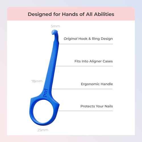 PUL Pack of 4 Reusable Clear Aligner Removal Tool ? Compatible with Invisalign, Removable Braces, Retainers & Trays ? Easy-to-Use Device Remover, Dental & Oral Hygiene Care Product ? Purple