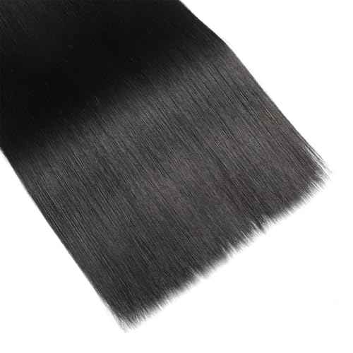 12A Human Hair Bundles 22 24 26 Inch Straight Bundles Human Hair 100% Brazilian Hair Extensions Quick Weave Raw Natural Black