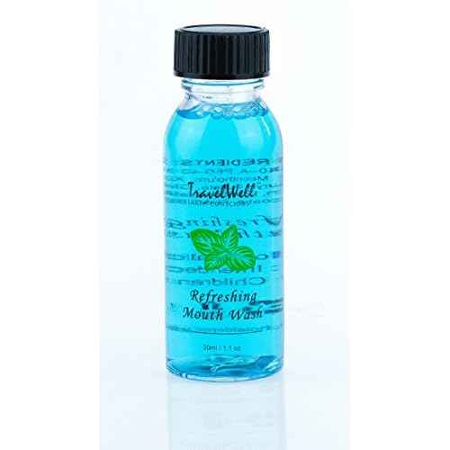 Travel Well Individually Wrapped Mouthwash Bottles - Cruise Essentials & Hotel Mouthwash - Travel Essentials & Toiletry Case Friendly - Long-Lasting Mint & Alcohol-Free - 1 Fl Oz, Pack of 288