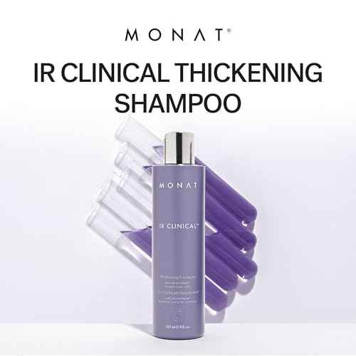 MONAT IR Clinical Thickening Shampoo ? Volumizing Shampoo for Dense, Thick Strands ? Thickening Solution Crafted from Powerful Blend of Natural Ingredients, With Rosemary & Mint And Pea Extract