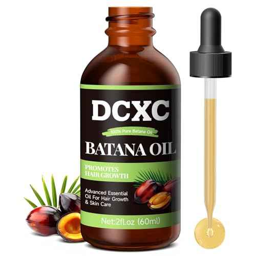 100% Pure & Natural Batana Oil for Hair Growth - Strengthens Hair, Reduces Breakage and Hair Loss, Enhances Shine - Nourishment For All Hair Types - 60ml