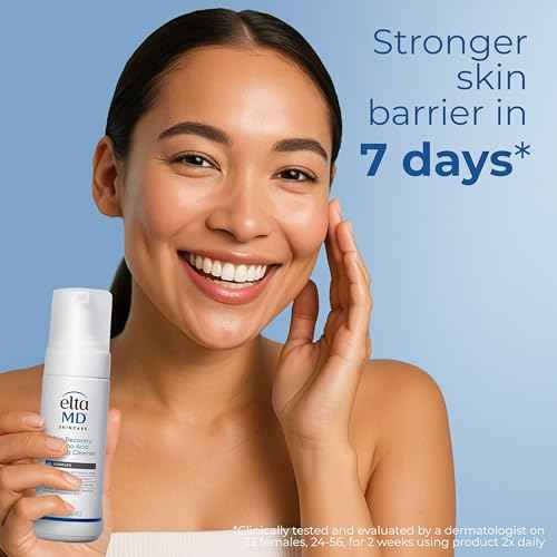 EltaMD Skin Recovery Amino Acid Foaming Cleanser, Gentle Face Cleanser for Sensitive Skin, Proven to Gently Remove Makeup and Sunscreen,Fragrance Free and Noncomedogenic, Foaming Face Wash, 5 oz