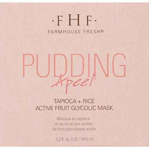 FarmHouse Fresh Pudding Apeel Tapioca Rice Active Fruit Glycolic Mask, 3.2 Fl Oz