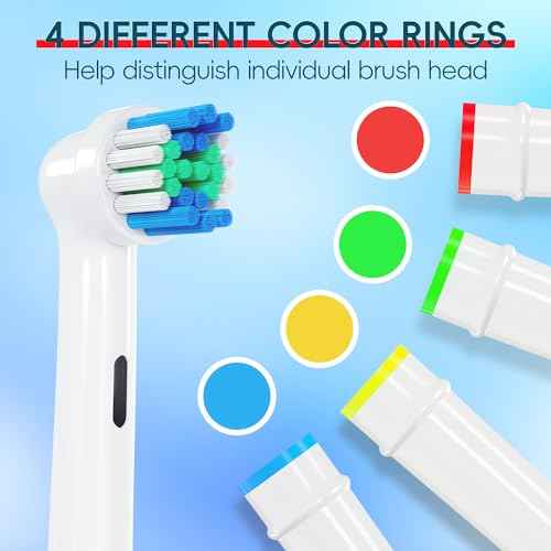 Replacement Toothbrush Heads for Oral B, Professional Soft Clean Toothbrush Head Compatible with Oral B Braun Replacement Heads Refill Pro 500/1000/1500/3000/3757/5000/7000/7500/8000