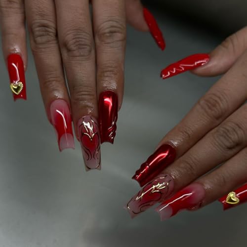 Tipex Instant Apex Nail Tips: Long Coffin, Full Cover Gel, Thicker Acrylic, Strong Hard Clear Pre-etched Press-on Nails