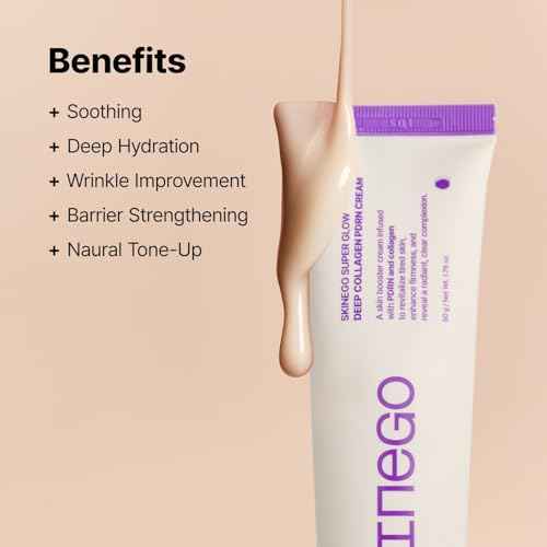 Super Glow Deep Collagen PDRN Cream ? 1,000,001ppb PDRN & Collagen, Radiant FinishAdds radiance Moisturizer for Dewy Skin, Firming & Hydrating, Korean Skincare 50g / 1.69 fl.oz.