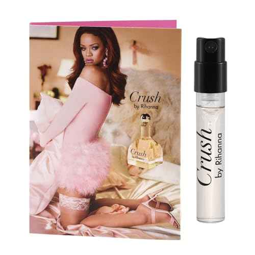 5 Rihanna perfume samples for women: Crush, Reb'l Fleur, Kiss, Rogue, and Rebelle. Fragrance sample vial bottles perfume Set. Great for small gift or to try before purchasing bigger bottles.