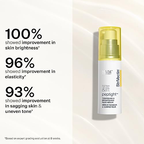 StriVectin Tighten & Lift Peptight Face Lift Serum with Tightening & Brightening Peptides for Wrinkles