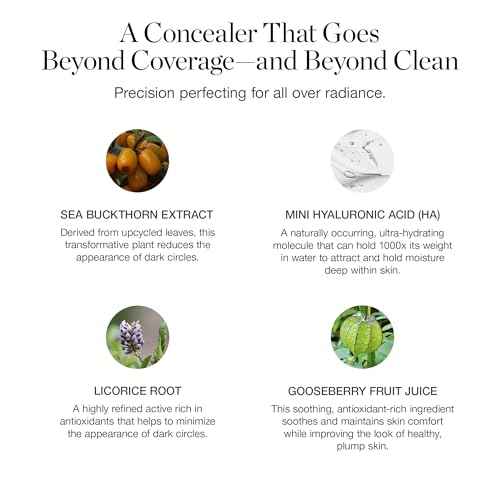 Ogee Complexion Perfecting Under Eye Concealer - Certified Organic Full Coverage Concealer - Buildable Coverage - OSIER 1.75W - Light Medium (Olive Undertones)