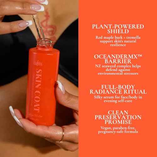 ed&i SKIN COAT Collagen Boosting Serum for Body & Face, Skin Tightening, Hydrating, Moisturizing & Firming, Plumping Serum for Women, Glowing Look, 3.38 oz