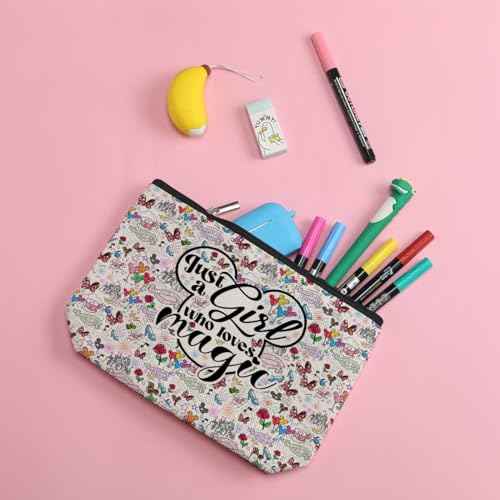 Cute Mouse Cartoon Movies Mouse Themed Gifts Magic Makeup Bag Graduation Nurse Mothers Day Birthday Animal Lovers Gifts for Girls Women Movie Gifts for Cartoon Lovers Best Friend Daughter Cosmetic Bag