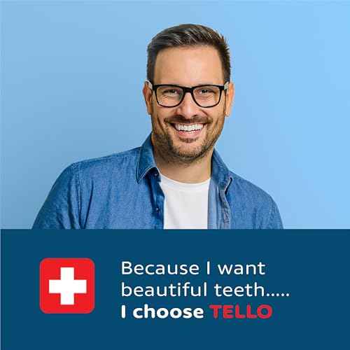 TELLO 3940 Adult Medium Toothbrush for Gentle Cleaning with Ergonomic Handle, Made in Switzerland, Colors Vary, 12-Pack