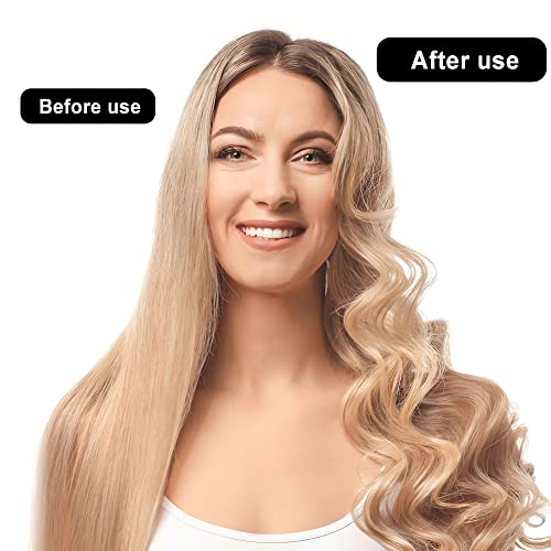 Aimin Hair Heatless Hair Curlers No Heat, Heatless Curls Overnight Blowout Rods, No Heat Hair Curlers To Sleep In, Soft Flexi Rods For Long Hair, Thick Curling Rod Styling Tools(20pcs khaki)