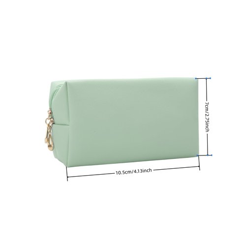 Bridesmaid Proposal Gifts Letter Cosmetic makeup bag bulk for Wedding Party Favors Bachelorette party decorations Toiletry Organizer Bag Makeup Case Gift (8, White&Sage Green)