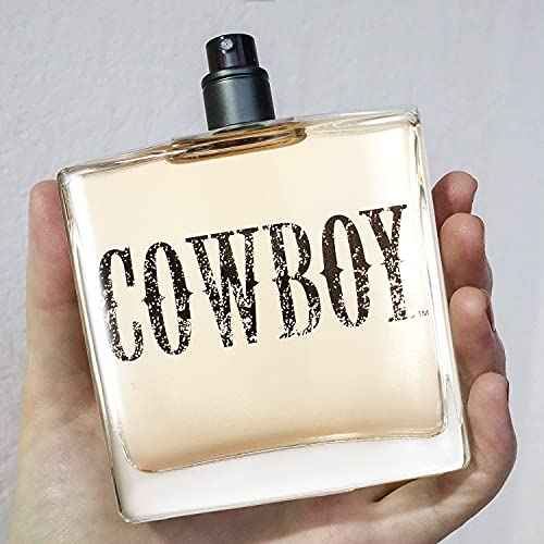 Cowboy Cologne for Men by Tru Western, 3.4 fl oz, Rugged Woodsy Fragrance, Fresh Moss, Juniper, Sage, Mahogany Woods, Long Lasting, Woody, Spicy, Earthy Masculine Scent