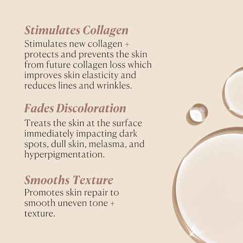 Nakery Collagen Defense Face Serum, 25% Vitamin C Complex with Niacinamide and Peptides, Anti Aging Collagen Booster for Wrinkles and Dark Spots, Brightening Skin Treatment, Made in USA