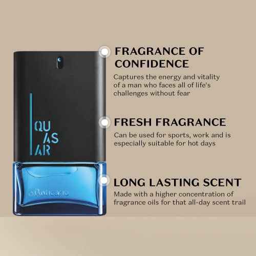 O Botic?rio Quasar Eau de Toilette, Long Lasting Fragrance Cologne for Men, Fresh Citrus and Spice, 4.2 Ounce