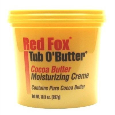 Red Fox Tub O'Butter Cocoa Butter, Moisturizing Creme, 10.5 oz (Pack of 3)