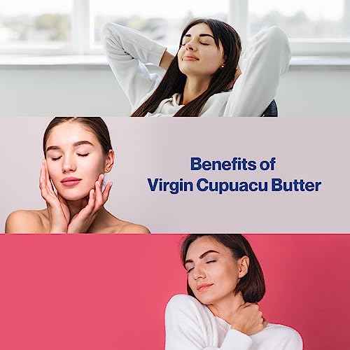 uh*Roh*Muh 100% Pure Virgin 32 fl oz Cupuacu Butter from Brazil - Unrefined, Ultra-Moisturizing & Nourishing for Skin and Hair - Ideal for DIY Skincare & Haircare(Net Wt: 0.8 kgs/1.75 lb)