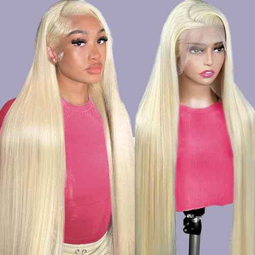 613 Lace Front Wig Human Hair Blonde Wig Human Hair For Women 180 Density HD Lace Front Wigs Human Hair Pre Plucked Straight Wigs Human Hair 13x6 Honey Blonde Wig Lace Frontal Wig 28 Inch
