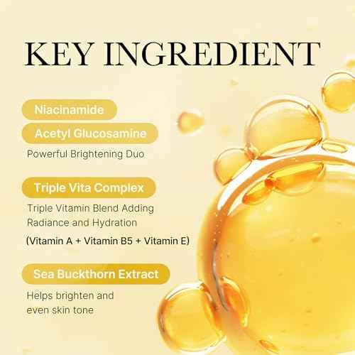 Medicube Deep Vita C Daily Quick 30 Sheet Masks - Vegan Certified, Quick Dispenser, Triple Vitamin Complex For Radiance and Hydration - Korean Face Masks