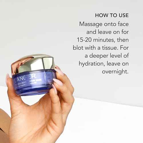 Lancer Skincare Nourish Rehydration Moisturizing Face Mask with Bio-Peptide and Vitamin B3, 1.7 Ounces