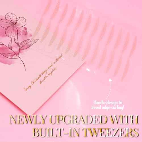 Eyelid Tape, Eyelid Lifter Strips, Eyelid Tape for Hooded Eyes Invisible, 600Count Instant Surgery-Free Eye Lift for Uneven or Single Eyelids, Say Goodbye to the Hood, Sagging Eyelids - New Model