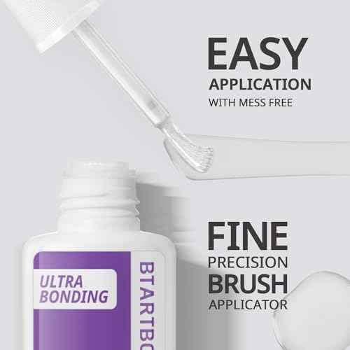 BTArtboxnails XCOATTIPS Brush on Nail Glue - Adhesive Ultra Bonding for Press Ons & Nail Tips, TPO & Hema Free, Super Strong & Easy Application, Quick Air Dry & Long-Lasting Fast Glue, 7ml