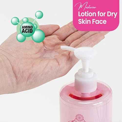 Kikumasamune Face Moisturizer for Dry, Oily, Sensitive Skin (Facial Toner Lotion+Serum)
