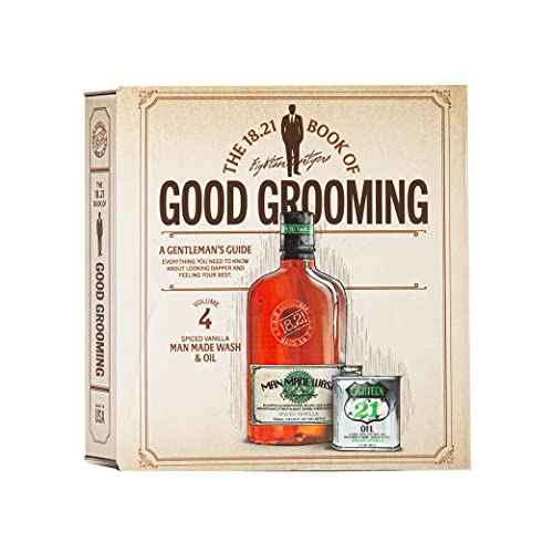 18.21 Man Made Men's Book of Good Grooming Gift Set