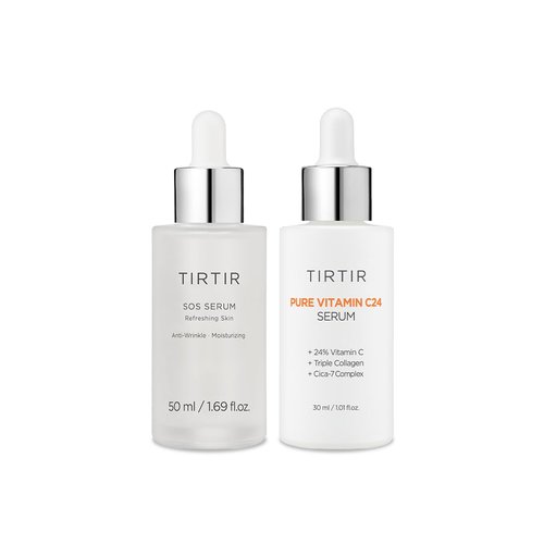 TIRTIR Pure Vitamin C 24% Serum 30ml + SOS Serum 50ml