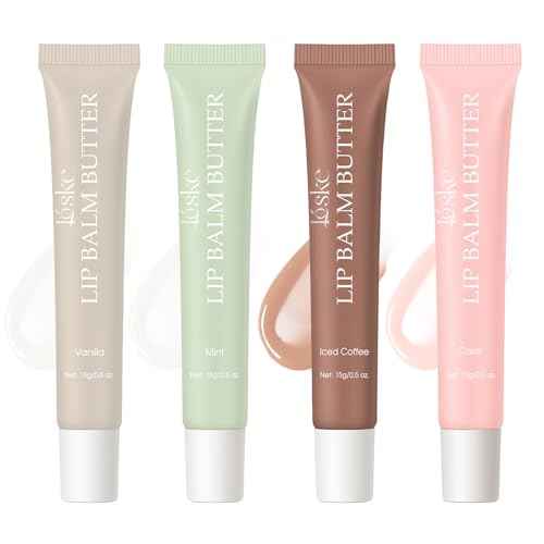 Summer Butter Lip Balm, Moisturizing Hydrating Natural Lip Care, Rich in Nutrients for Soft Smooth Lips (4Colors)