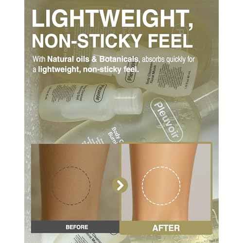 Pleuvoir Body Cleanser Floral Musk - Perfume Body Wash - Creamy Musk Wildflower Garden Scent - Rich Moisturizing Foam with 8 Types Hyaluronic Acid Ceramides - Vegan K-Beauty, 8.45 fl.oz