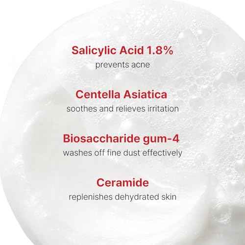 Cell Fusion C Tre.AC Daily Trouble Care Foam Cleanser, Gentle Foaming Cleanser for Acne-Prone Skin, Salicylic Acid to Help Clear Acne, 3.38 fl.oz