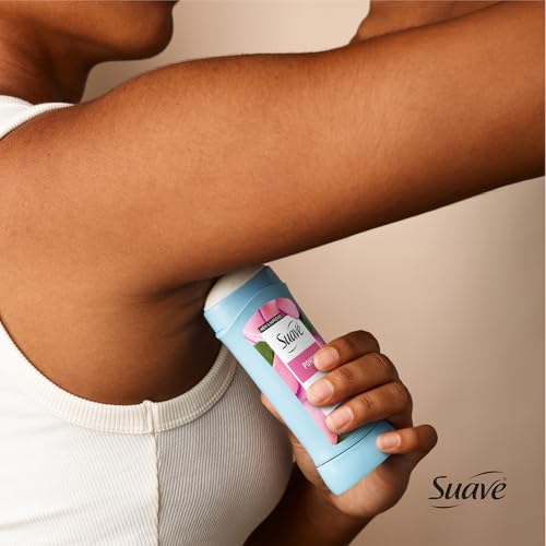 Suave Antiperspirant Deodorant for Women Variety 4-Pack ? Powder, Tropical Paradise, Coconut Kiss, Sweet Pea & Violet, Anti-Staining Invisible Solid, Talc-Free, 1.2 Oz Ea