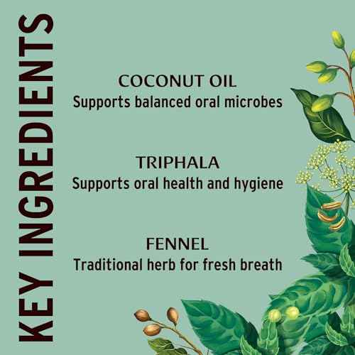 Banyan Botanicals Mint Daily Swish ? Organic Ayurvedic Pulling Oil with Coconut Oil ? Mouthwash for Fresh Breath and Sparkling Oral Health* ? 24 oz ? Non GMO Sustainably Sourced Vegan