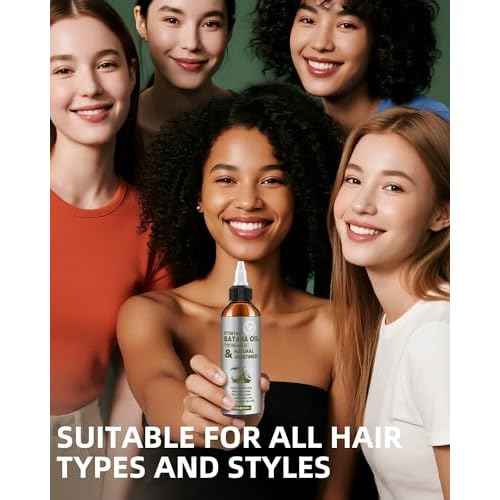 100% Natural Raw Batana Oil for Hair Growth, Dr Sebi Hair Growth Oil From Honduras, Thicker & Stronger Hair, Prevents Hair Loss, Eliminates Split Ends 4.23 Fl Oz (Pack of 1)