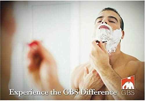 G.B.S Double Edge Shaving Razor Short Rubber Coated Handle With Leather Protective Travel Case & 20 blades Double Edge Safety Razor Long Lasting Skin Friendly