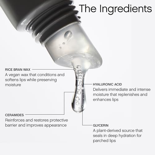 Topicals Slick Salve Mint Glossy Lip Balm | Soothes Discomfort, Strengthens Barrier and Provides Lasting Hydration & Relief | Vegan, Paraben-Free Formula with Hyaluronic Acid and Ceramides