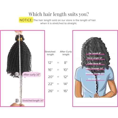 Invisible 4C Afro Kinky Curly Tape in Hair Extensions for Black Women Niawigs Black Color Real Human Hair Tape ins, 40PCS Double Sided PU Skin Weft 22 Inches