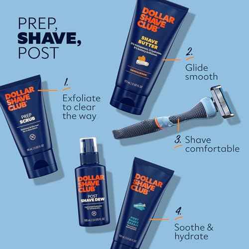 Dollar Shave Club | Shave Butter 6 ounce (2 Pack) Sandalwood | Translucent Shaving Cream for Sensitive Skin