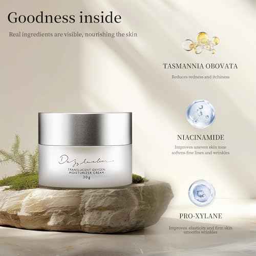 Dazzelslim Moisturizer Face Cream & Facial Serum Set, with Niacinamide, Sea Buckthorn Oil, & Pro-Xylane, Anti Wrinkle Cream, Deeply Hydrates & Smooths Fine Lines, Fragrance-Free, Made in Taiwan