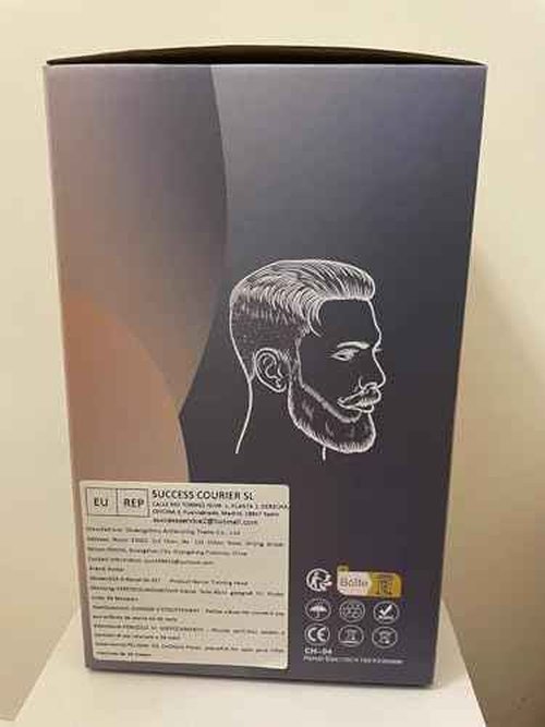 Male Mannequin Head with 100% Human Hair Barber Mannequin Head Hairdresser Training Doll Manikin Head for Men Hair Styling and Practice