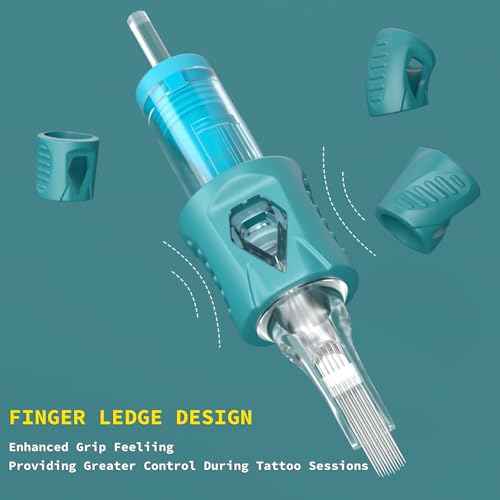 20Pcs 1209RM Tattoo Cartridge Needles Standard Round Magnum Professional Disposable Tattoo Needle with Membrane