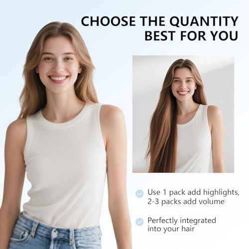 COOKAYU Clip in Hair Extensions Human Hair, 8/60 Ash Brown to Platinum Blonde Ombre Real Hair Extensions Clip in Human Hair, 20inch 120g 7Pcs