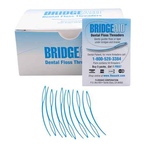 Floss Aid TDPS Bridge Aid Dental Floss Threader (Pack of 1000)