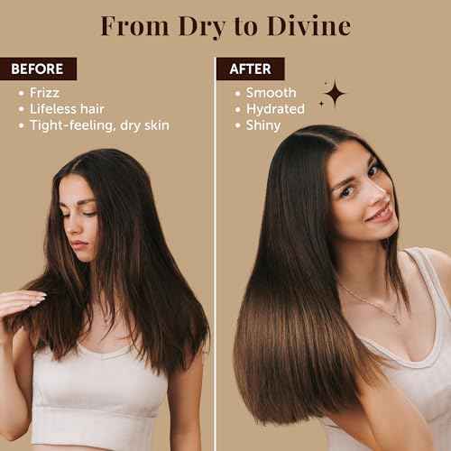 Dubai Premium Elixir - Lightweight Moroccan Hair Oil for Dry Hair - Moroccan Argan Oil for Hair & Body, 100 mL (3.38 Fl Oz)