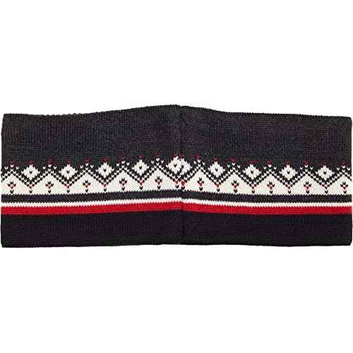 Dale of Norway Moritz Headband E-Dark Charcoal/Raspberry/Off-White/Black One Size